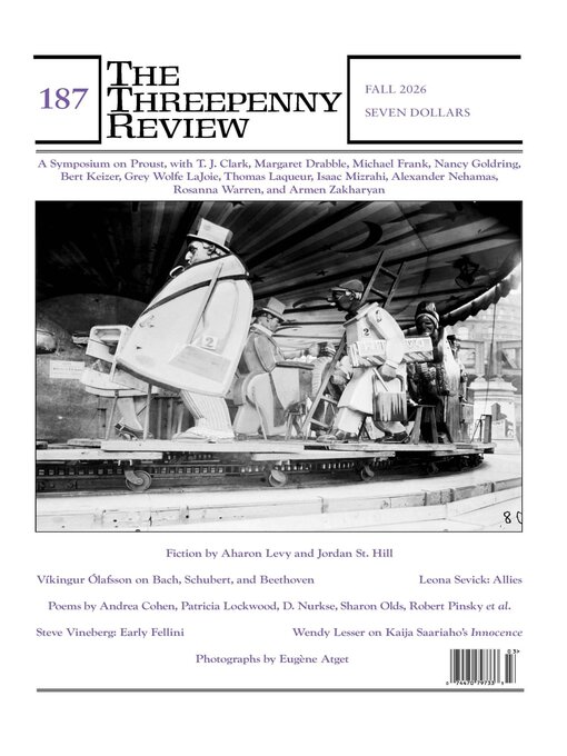 Cover image for The Threepenny Review